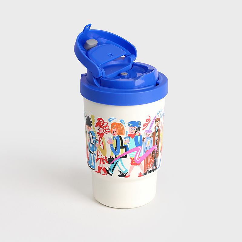 [Bộ quà tặng giới hạn] Set cốc giữ nhiệt và nắp riêng biệt có ống hút 400ML bằng SUS304 - LHC3340BLU_TL, , large image number 7