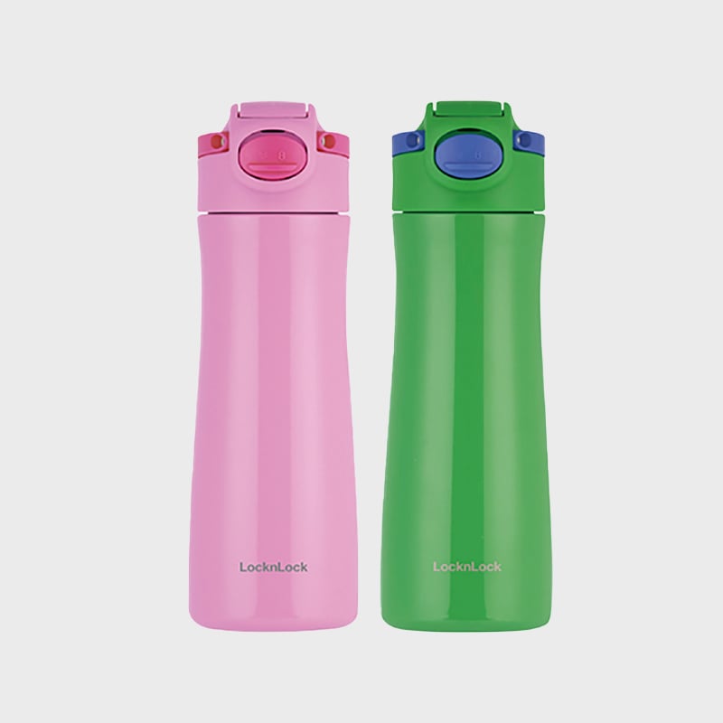 Bình giữ nhiệt trẻ em LocknLock FUFU KIDS TUMBLER 2 màu (Xanh lá, Hồng) - LHC3304