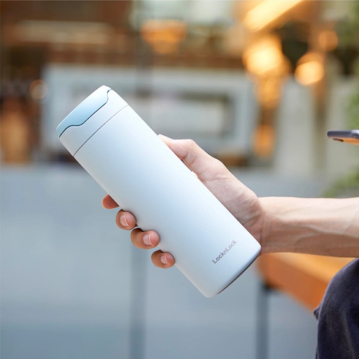 Bình giữ nhiệt LocknLock Dandy One Touch Tumbler 420ml - 3 Màu - LHC3281, , large image number 2