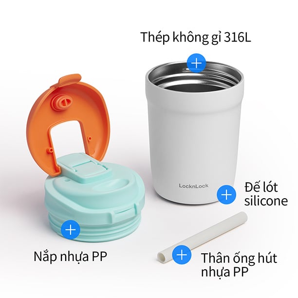 Bình Giữ Nhiệt LocknLock Dual Flip - 2 Dung Tích (320ml và 430ml) - LHC4290YRED, LHC4298MIT, , large image number 3