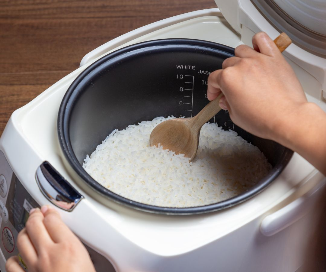 Should I continue using a rice cooker with peeling non-stick coating?